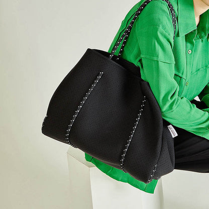 DAILY BEACH BAG-BLACK TB7080 - Image 3