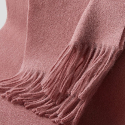 100% MERINO VIRGIN WOOL SCARF 970116 PINK - Image 2