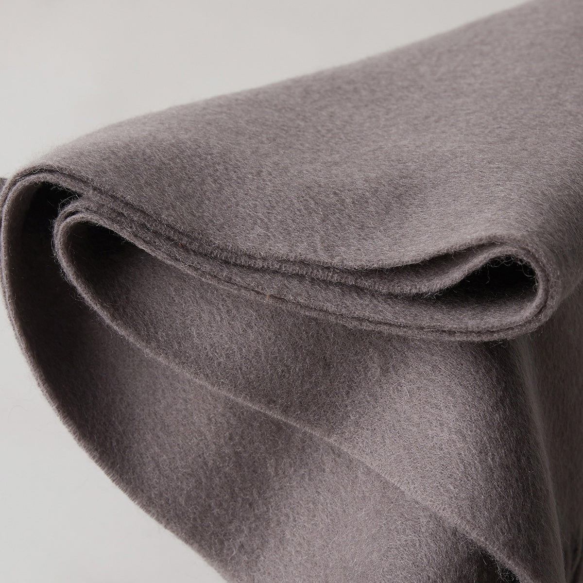 100% MERINO VIRGIN WOOL SCARF 970116 GREY - Image 2