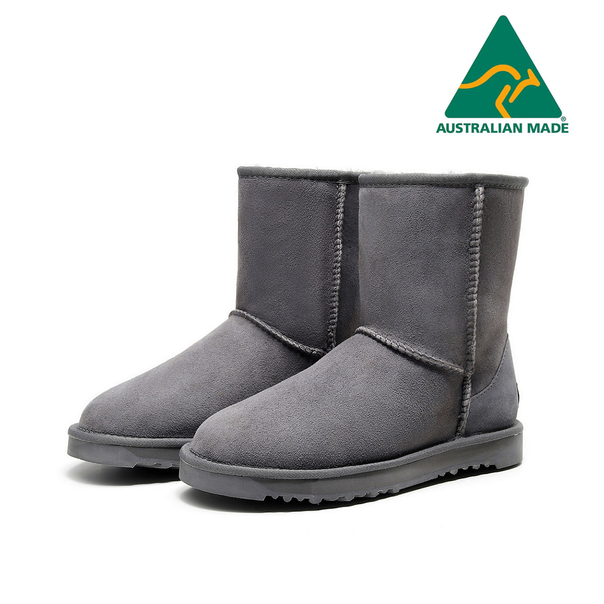 SHORT CLASSIC BOOTS 990225  MADE IN AUSTRALIA - MEN - Grey / AUS Ladies5.5/Men3.5/EU36/23cm