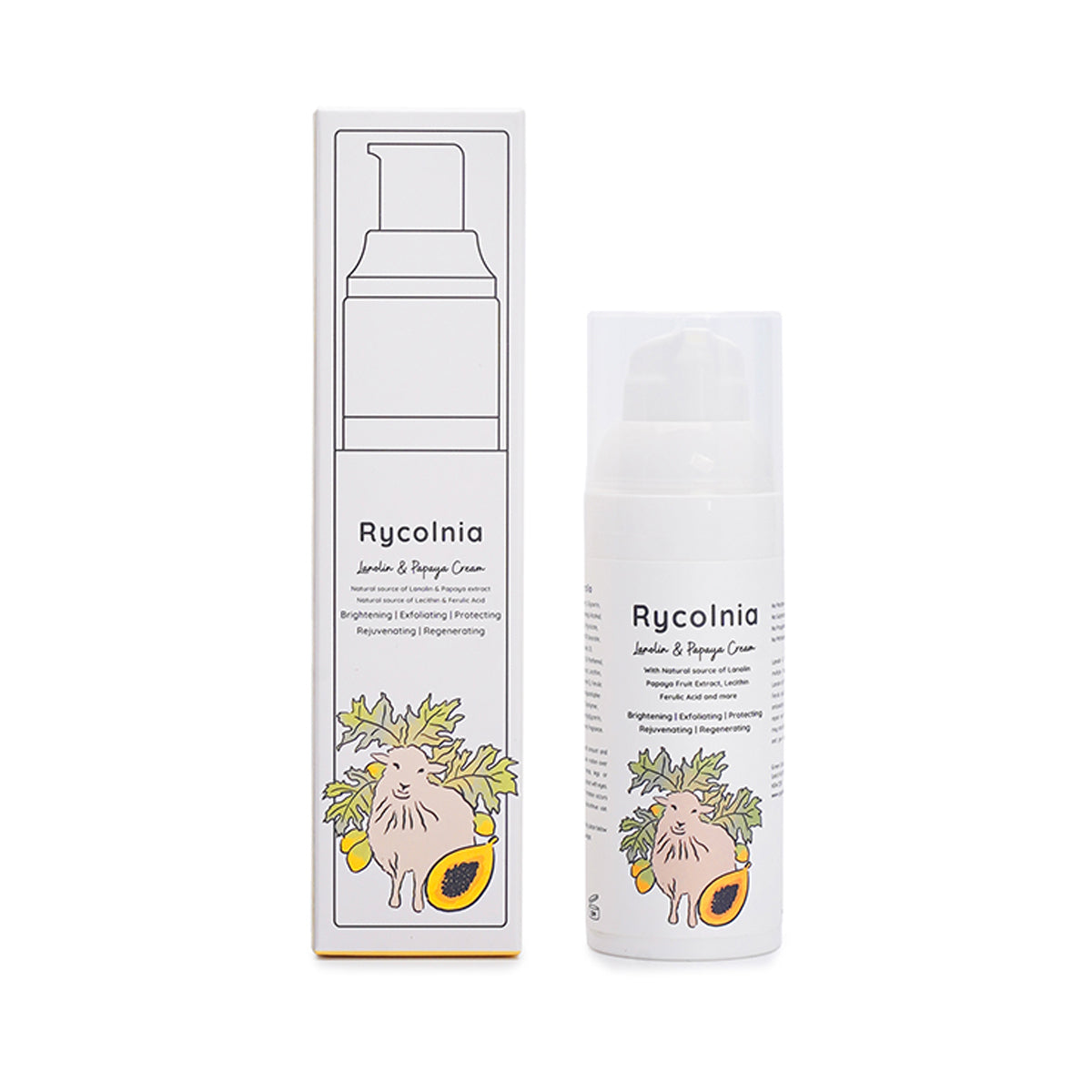 Rycolnia Lanolin & Papaya Cream 50g