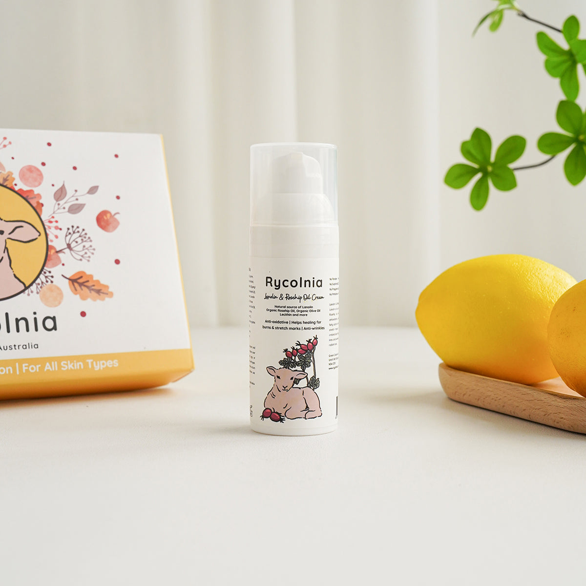 Rycolnia Lanolin & Rosehip Oil Cream  50g - Image 2