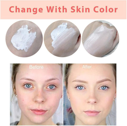 ReviGLam TLM Colour Changing Liquid Foundation Hides Wrinkles & Lines, BB Cream Makeup Base Concealer Cover Moisturizing Fluid for all Skin Tone SPF15, Pack of 2 - Image 6