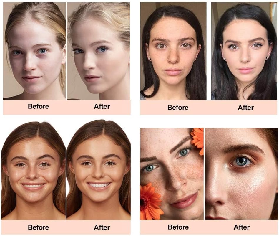 ReviGLam TLM Colour Changing Liquid Foundation Hides Wrinkles & Lines, BB Cream Makeup Base Concealer Cover Moisturizing Fluid for all Skin Tone SPF15, Pack of 2 - Image 7