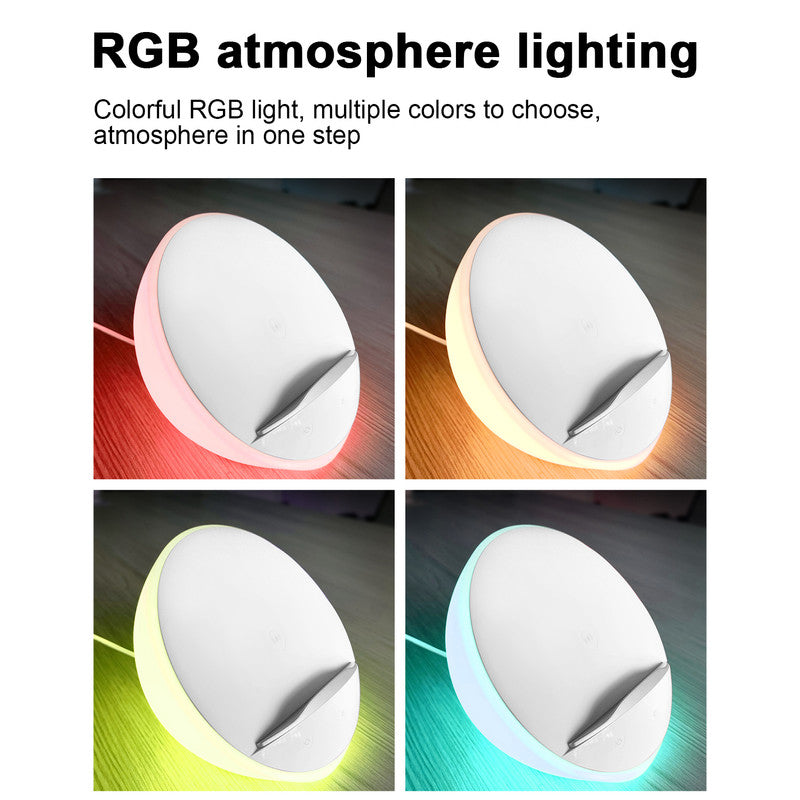 Mood lighting,Support Different Levels of White Light and Color Light,WiFi APP,Wireless Charging,Phone Holder - Image 3