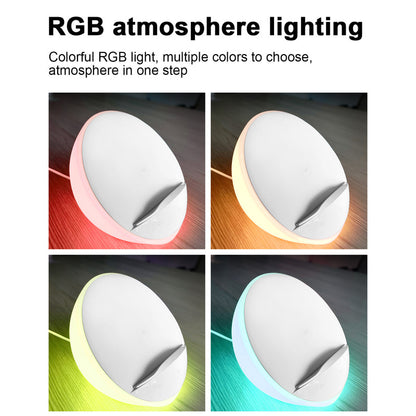Mood lighting,Support Different Levels of White Light and Color Light,WiFi APP,Wireless Charging,Phone Holder - Image 3