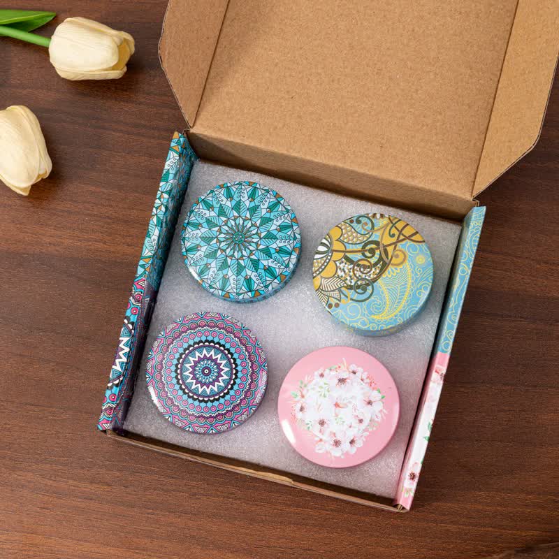 4 Pack Scented Candles Gifts for Women: Aromatherapy Candle Set, Soy Candles for Home Scented, Up to 120H Burning, Candle Gift Set for Bath Meditation Birthday, Diwali, Thanksgiving, Christmas Gifts - Image 2