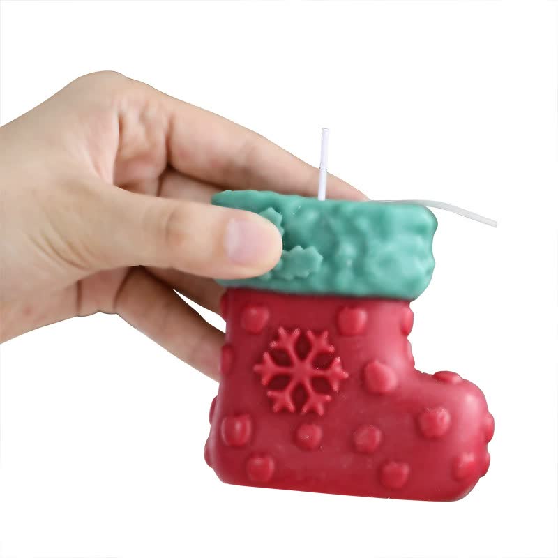 3PCS Christmas Scented Candle Gift Set - Elk, Tree, Gingerbread Man, Glove Shaped for Women, Xmas Home Decor, Party, Bedroom, Table Decorations - Image 5
