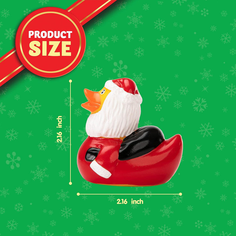 2025 Advent Calendar Christmas Ducks - 24pcs Rubber Duck Advent Calendar 24 Days of Christmas Countdown Toys for Christmas Gifts Party Favors Kids Toddlers Random Duck Gift Box - Image 6
