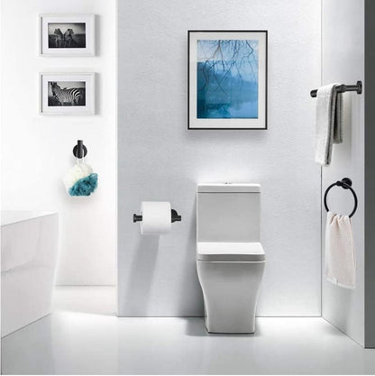 10pcs Bathroom Hardware Set, Including 16" Hand Towel Bars, Toilet Paper Holders, Towel Rings, Robe Towel Hooks - Image 3