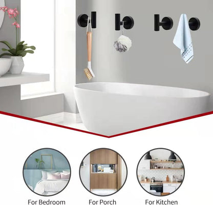 10pcs Bathroom Hardware Set, Including 16" Hand Towel Bars, Toilet Paper Holders, Towel Rings, Robe Towel Hooks - Image 4