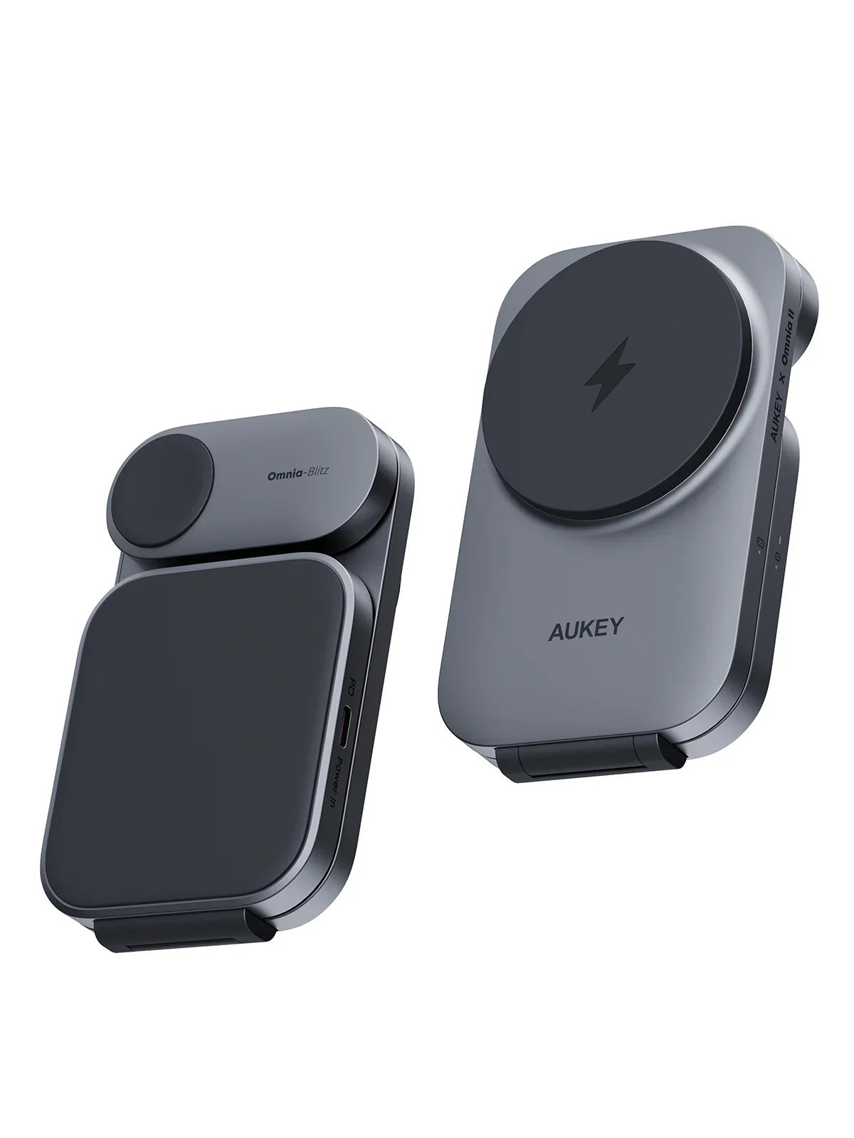 Aukey MagFusion Z Qi2 3-in-1 Foldable Magnetic Fast Wireless Charging Station (LC-MC312) - Image 3
