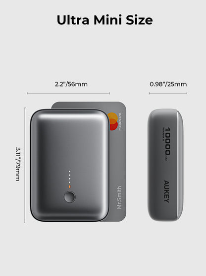 AUKEY Spark Mini 10000 Compact Fast Charging Power Bank (PB-Y55) - Image 2