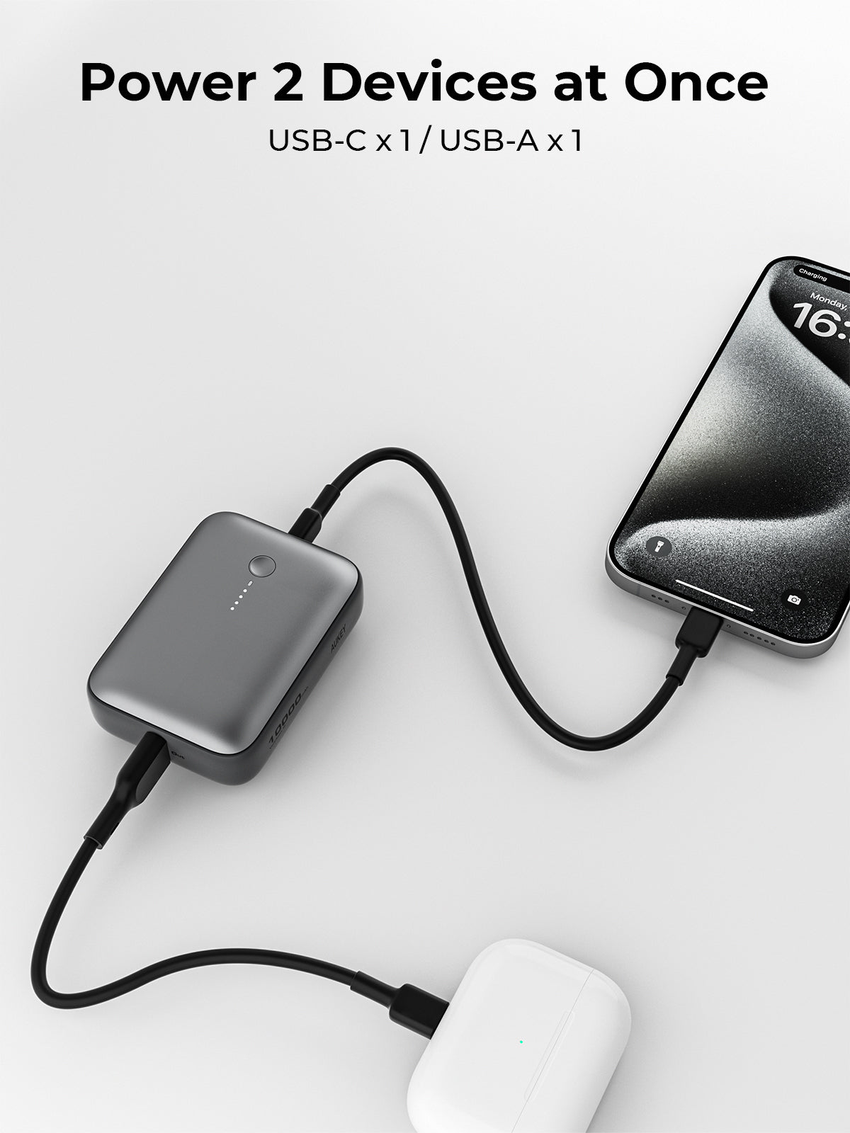 AUKEY Spark Mini 10000 Compact Fast Charging Power Bank (PB-Y55) - Image 5