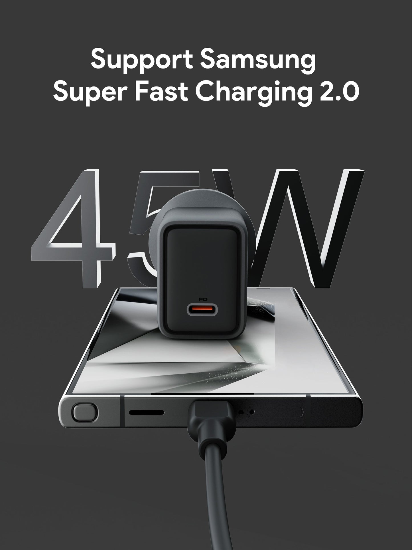Aukey Comet 45W PD Fast Wall Charger GaN USB-C (PA-C2) - Image 3