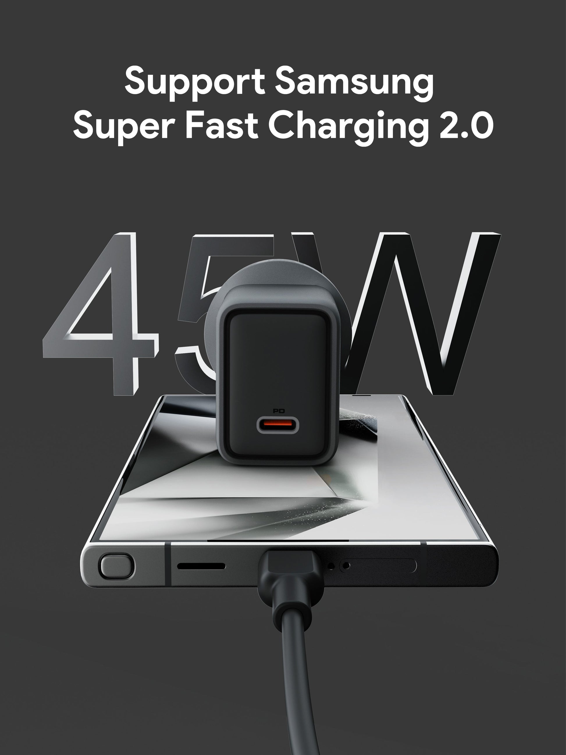 Aukey Comet 45W PD Fast Wall Charger GaN USB-C (PA-C2) - Image 3