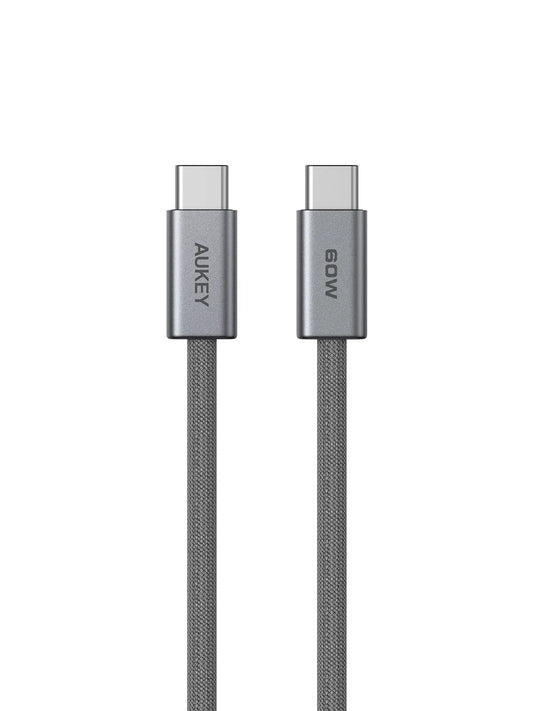AUKEY Circlet Blink 60W USB-C to USB-C DTY Braided Fast Charging Cable 1m – CB-DCC061