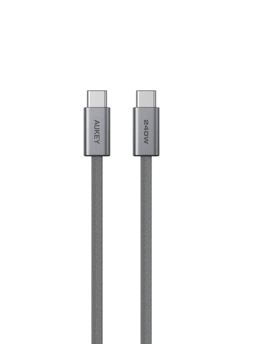 AUKEY Circlet Blink 240W USB-C to USB-C DTY Braided Fast Charging Cable 1.8m – CB-DCC242