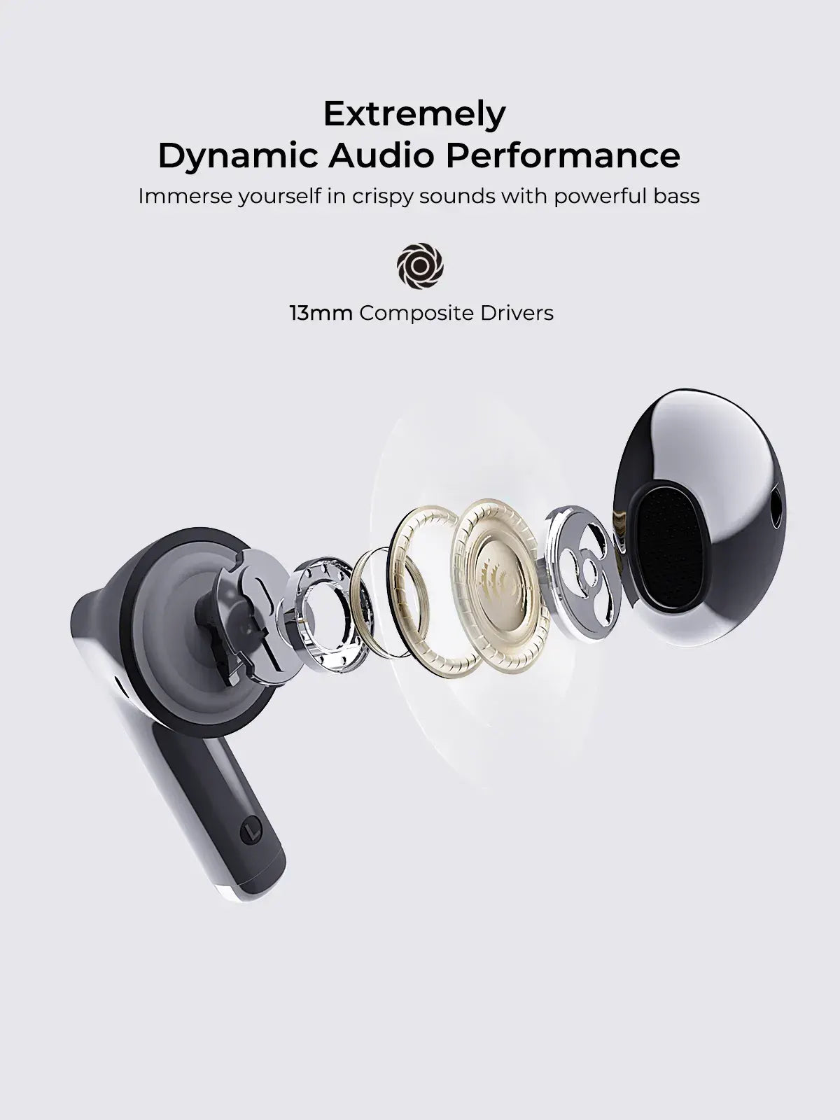 AUKEY Move Flex True Wireless Bluetooth 5.3 Earbuds with ENC, 85ms Low Latency & 25H Battery Life – EP-M4 - Image 3