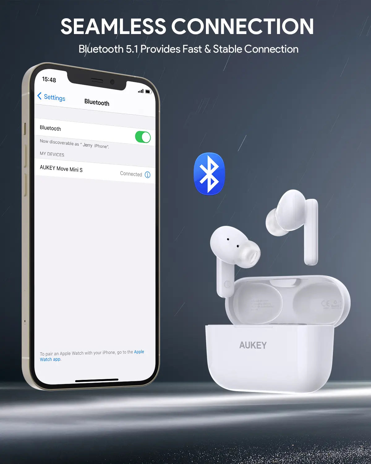 Aukey True Wireless Earbuds MOVE MINI S (EP-M1S) - Image 3