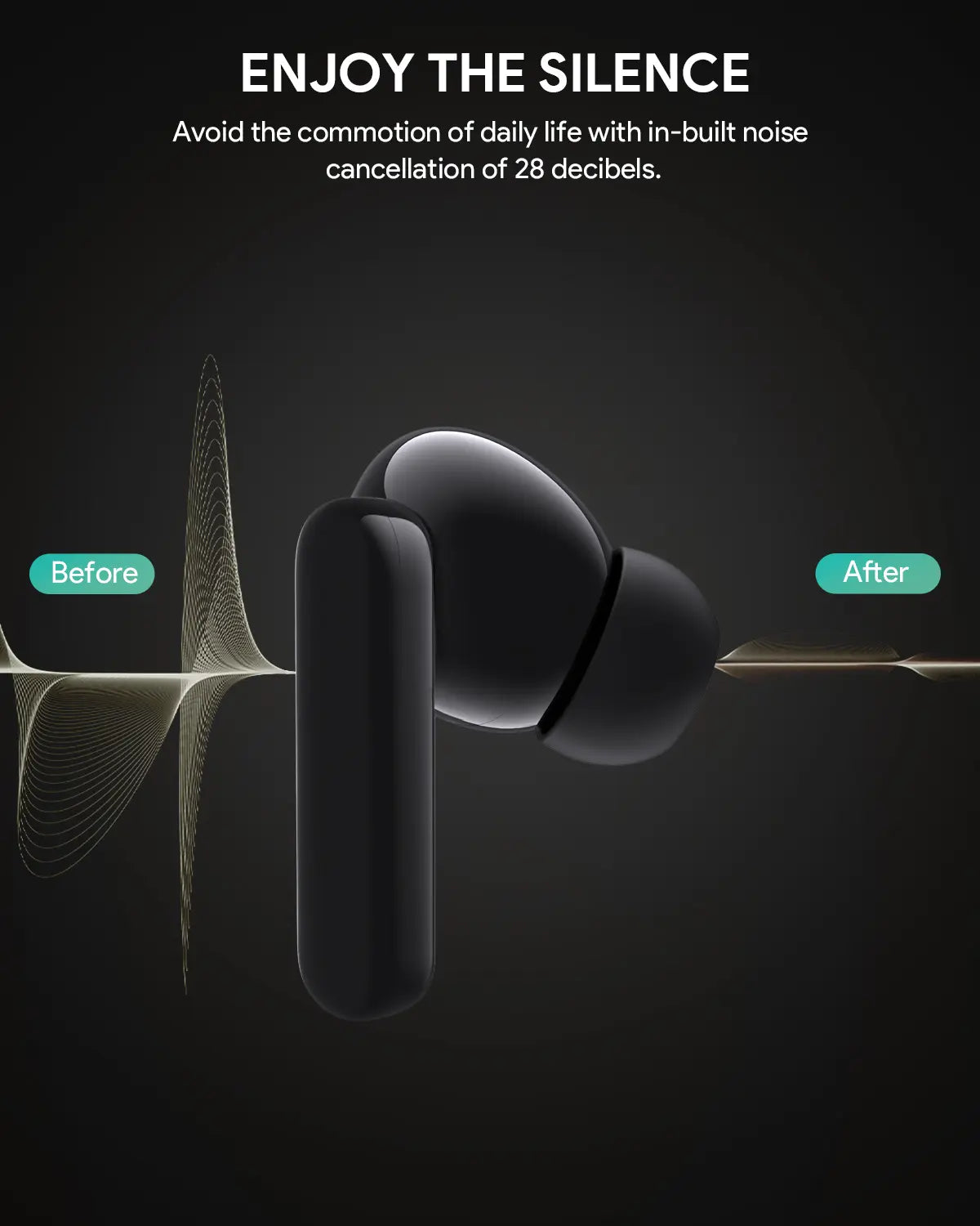 Aukey True Wireless Earbuds With Noise Cancelling MOVE MINI NC (EP-M1NC) - Image 5