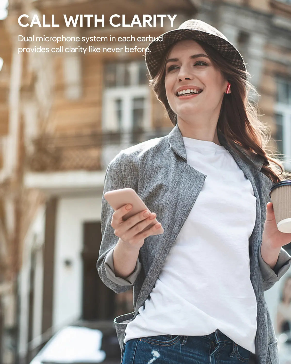 Aukey True Wireless Earbuds With Noise Cancelling MOVE MINI NC (EP-M1NC) - Image 8