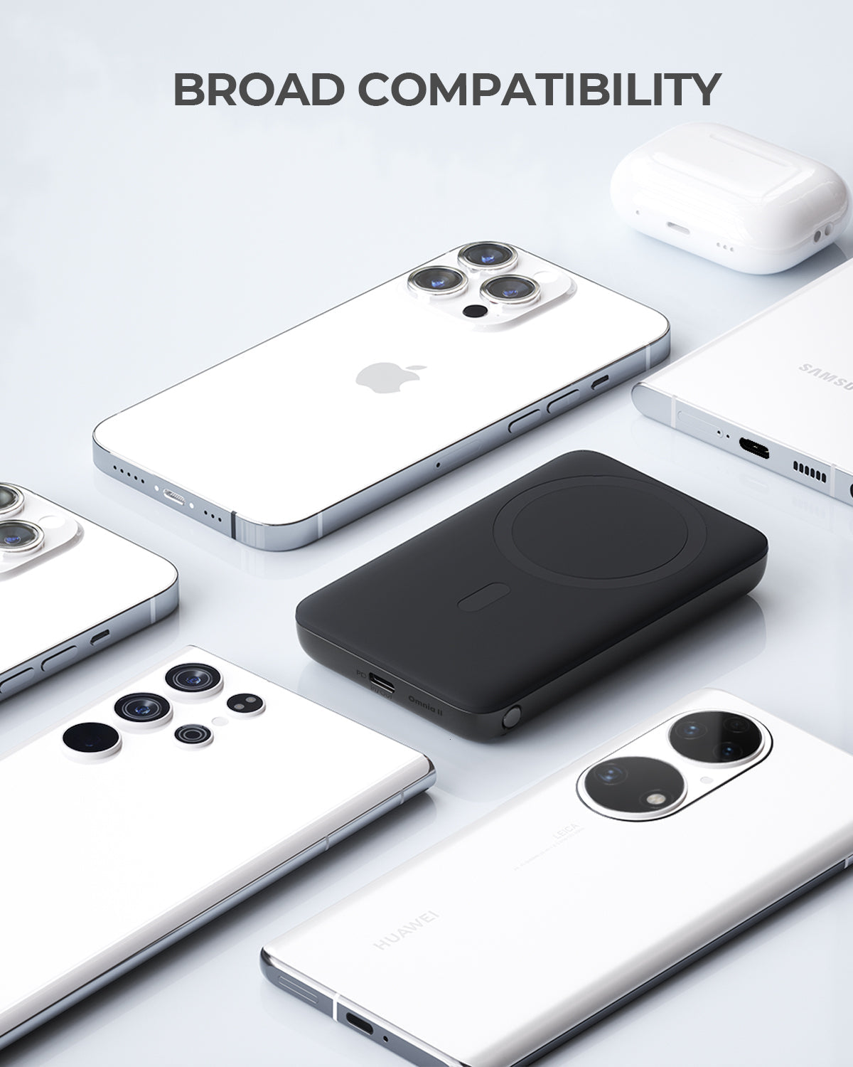 Aukey MagLinnk 6700mAh Magnetic Wireless Charging Power Bank (PB-MS01) - Image 6