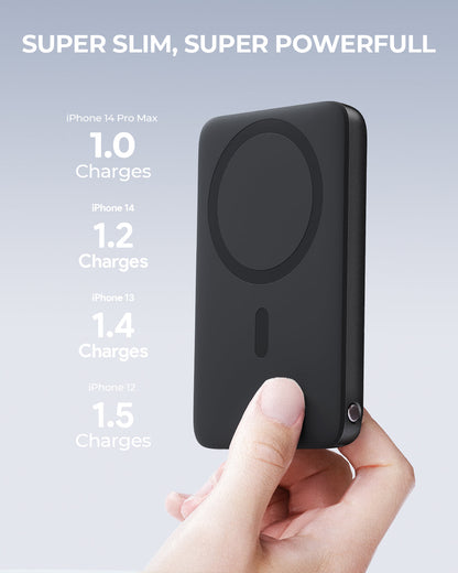 Aukey MagLinnk 6700mAh Magnetic Wireless Charging Power Bank (PB-MS01) - Image 8