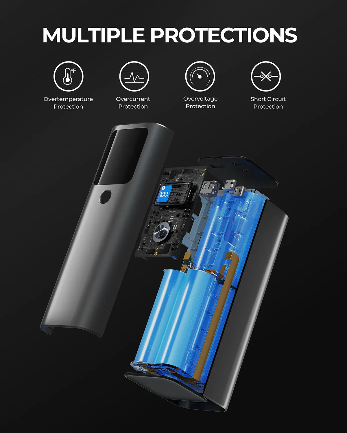 Aukey Sprint X 27.6K 140W 27,600mAh Portable Power Bank with PD3.1 (PB-Y45) - Image 4