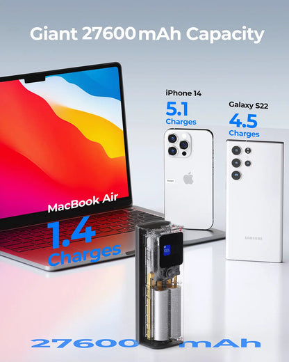 Aukey Sprint X 27.6K 140W 27,600mAh Portable Power Bank with PD3.1 (PB-Y45) - Image 6