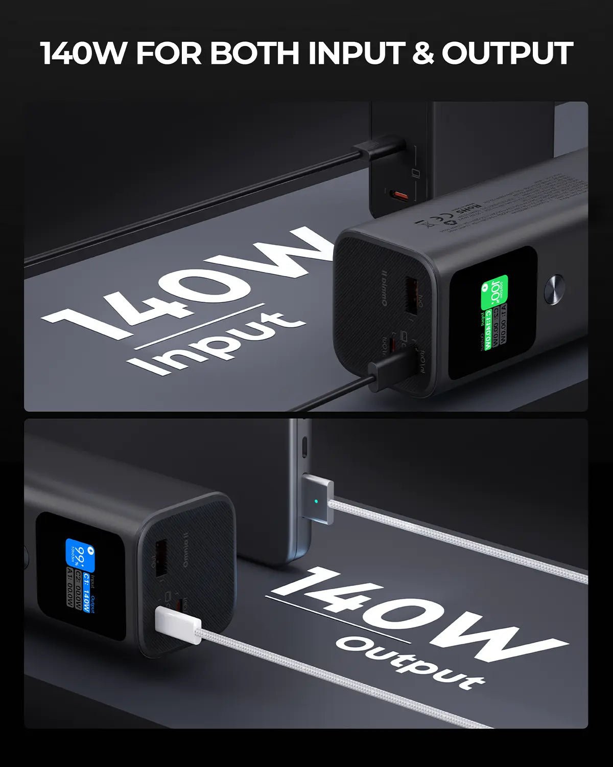 Aukey Sprint X 27.6K 140W 27,600mAh Portable Power Bank with PD3.1 (PB-Y45) - Image 7