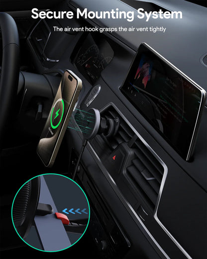 Aukey MagLink Dash Magnetic Fast Wireless Charging Phone Mount (HD-MC13) - Image 8