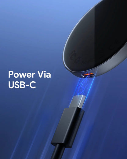 Aukey Magfusion Aura Qi2 Magnetic Fast Wireless Charger (LC-MC10) - Image 6