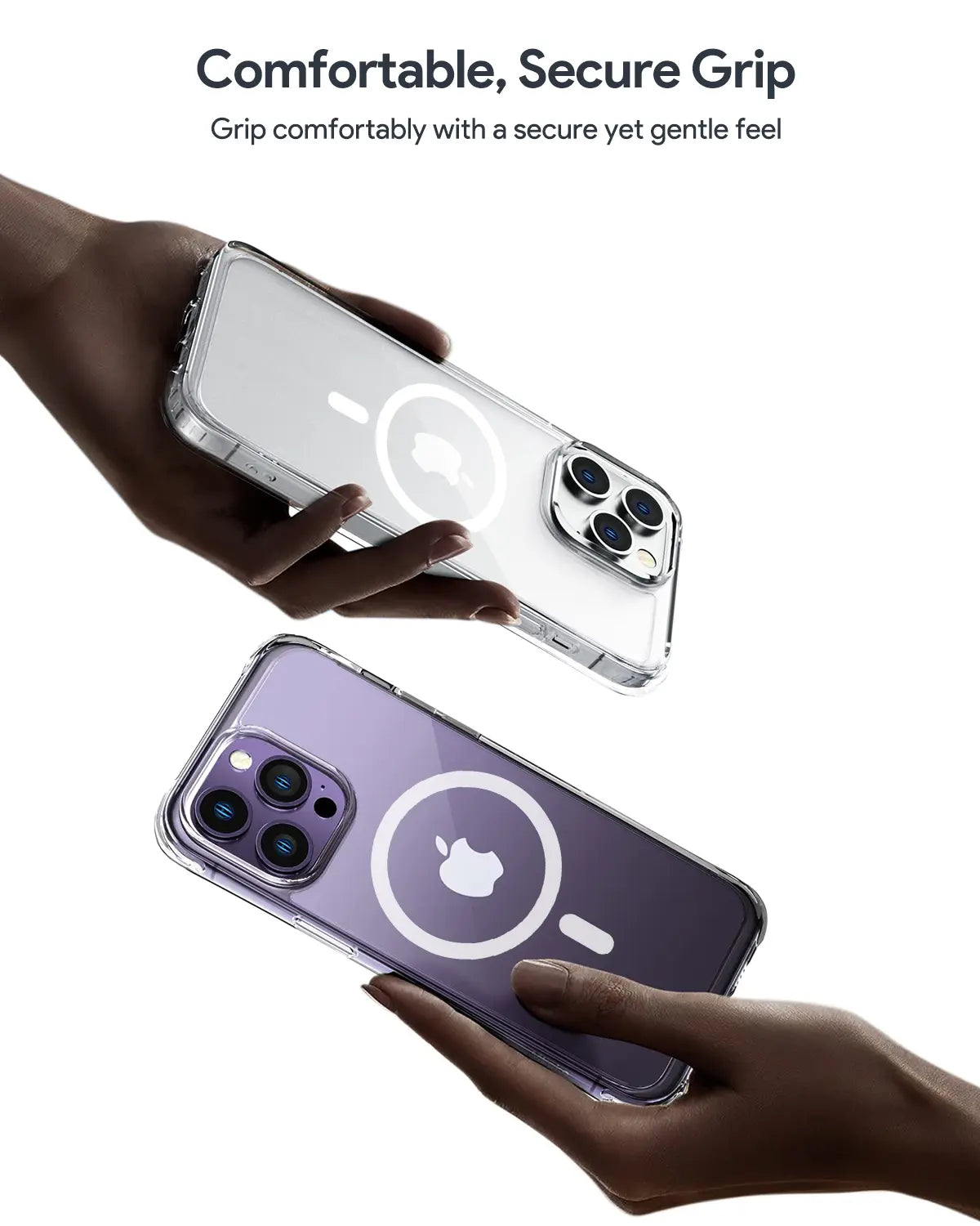Aukey Clearview Magsafe iPhone 15 Pro Max Phone case - Transparent (TM10D) - Image 4