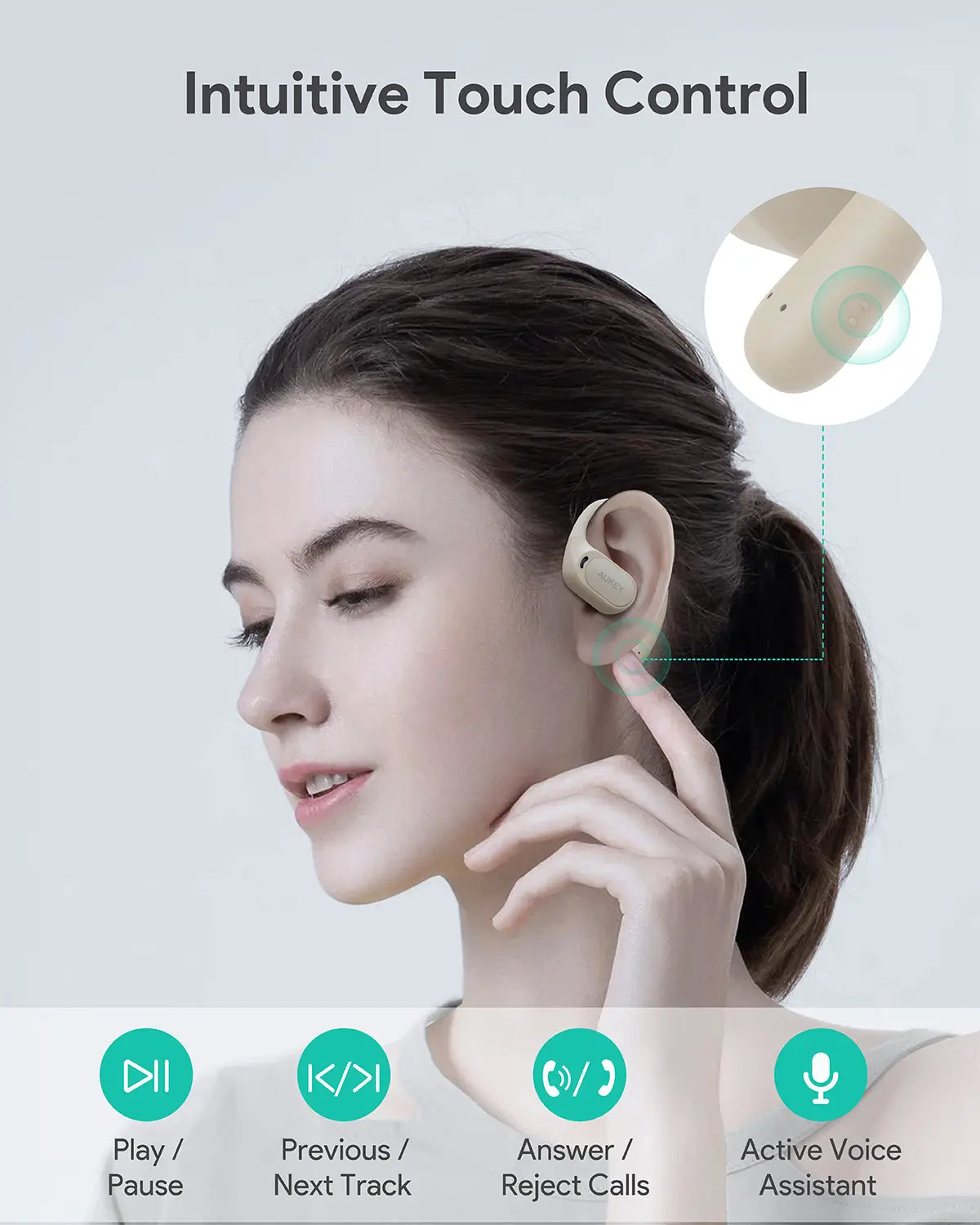 Aukey Open-Ear True Wireless Earbuds BEYOND SPORTS (EP-S1) - Image 4