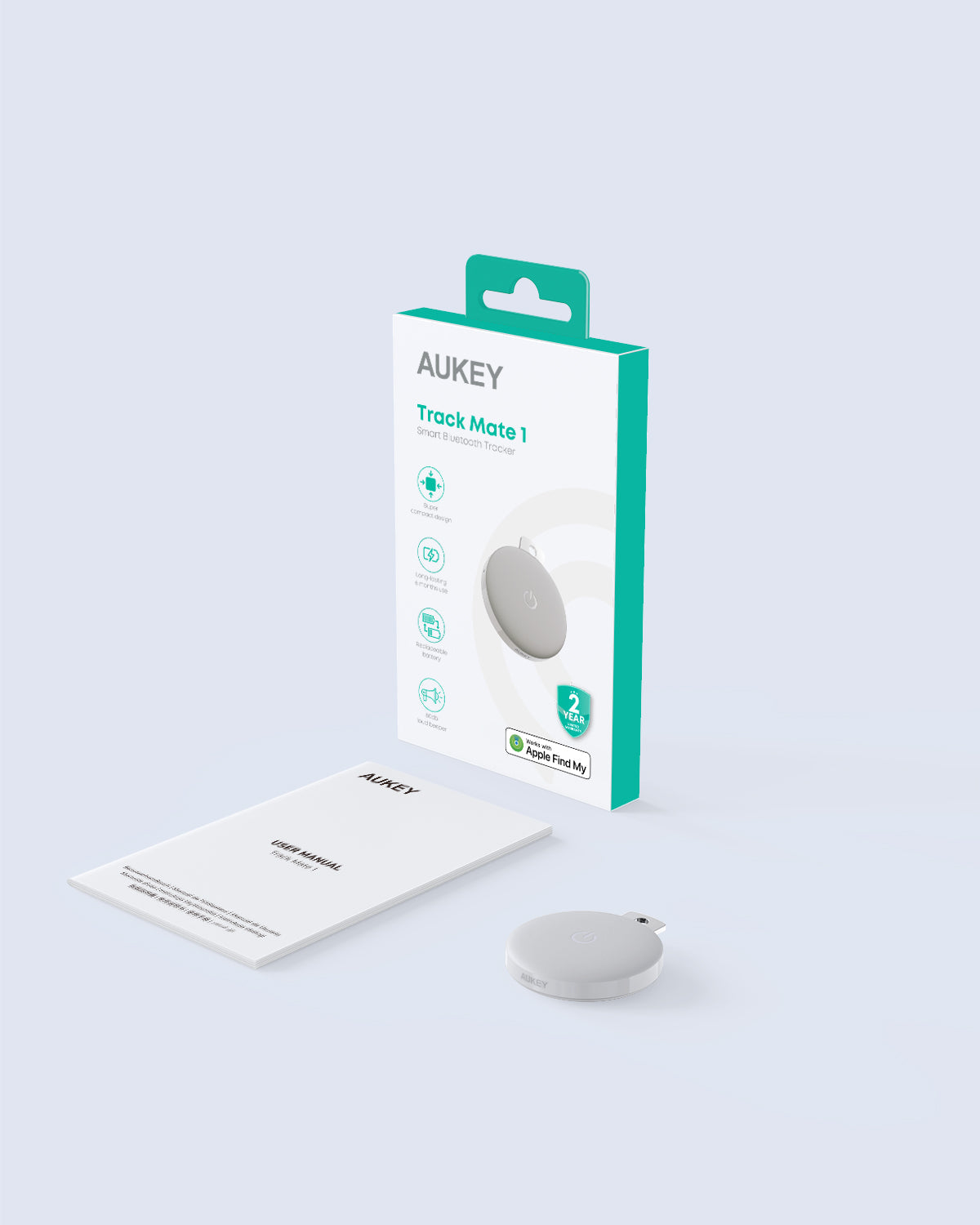 Aukey Track Mate 1 Smart Bluetooth Tracker (TM-10) - Image 8