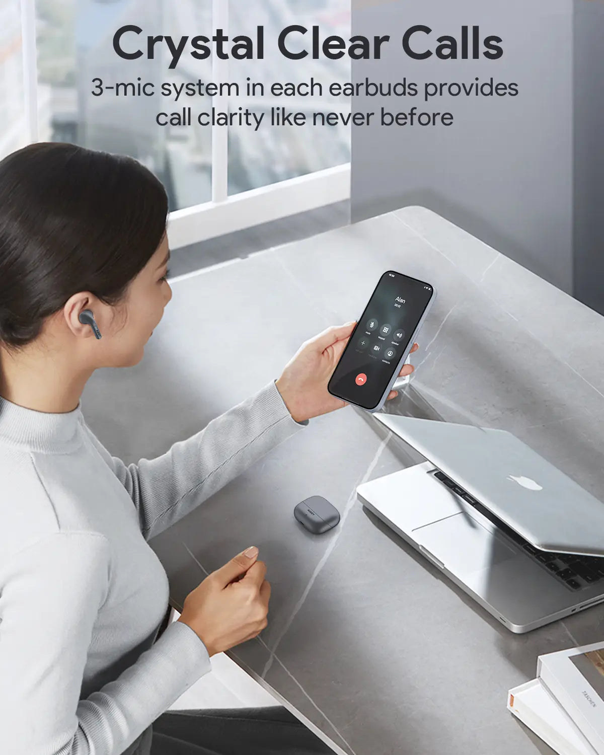 Aukey True Wireless Earbuds with Hybrid ANC BEYOND ANC PRO (EP-B1) - Image 3