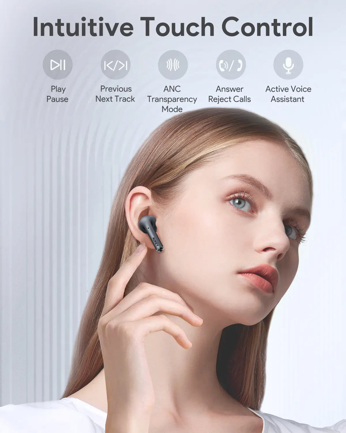 Aukey True Wireless Earbuds with Hybrid ANC BEYOND ANC PRO (EP-B1) - Image 4