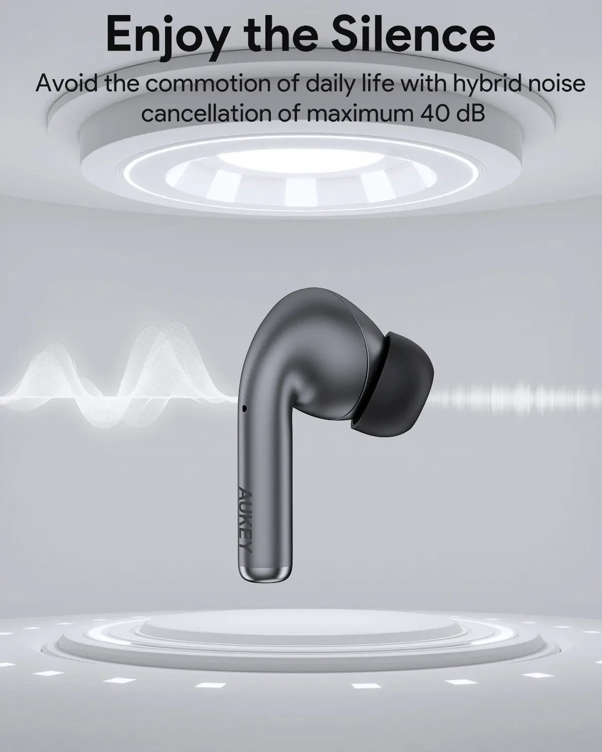 Aukey True Wireless Earbuds with Hybrid ANC BEYOND ANC PRO (EP-B1) - Image 7