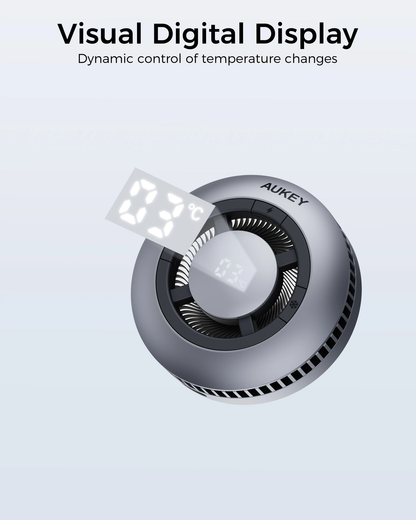 Aukey Magfusion GameFrost Magnetic Wireless Charger with Active Cooling (LC-G10) - Image 5