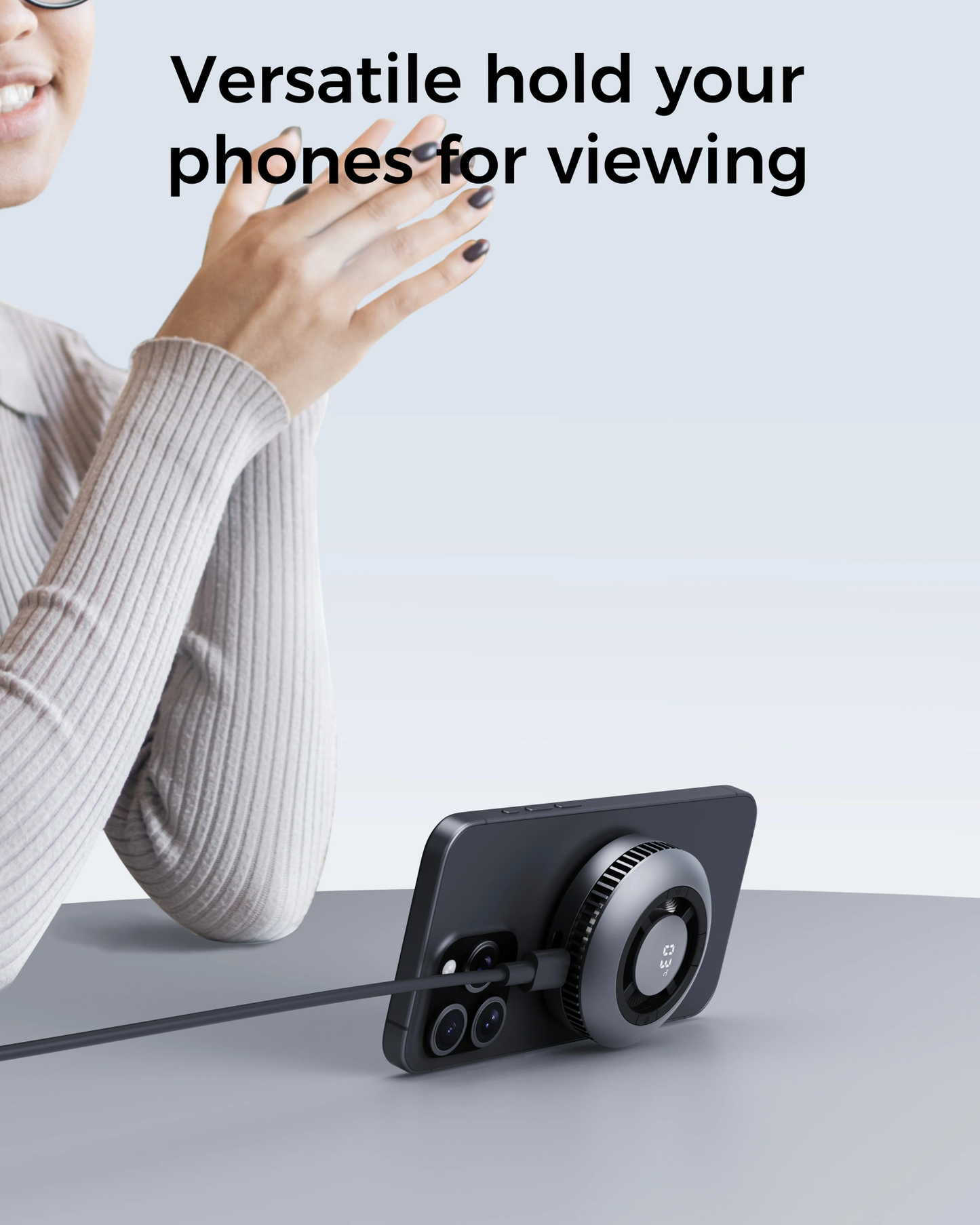 Aukey Magfusion GameFrost Magnetic Wireless Charger with Active Cooling (LC-G10) - Image 6