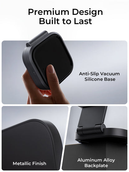 Aukey MagFusion L Qi2 Foldable 2 In 1 Magnetic Wireless Charger (LC-MC211) - Image 6