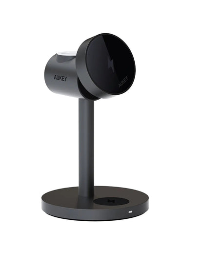 Aukey MagFusion 3-in-1 Qi2 Magnetic Fast Wireless Charging Station (LC-MC311) - Image 6