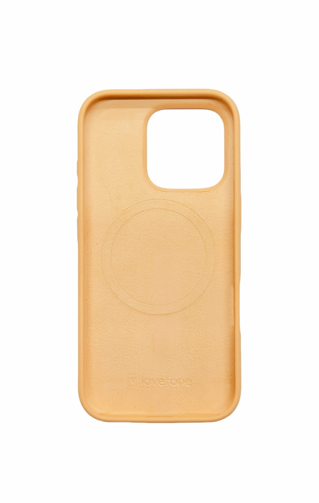 Lovefone Genuine Liquid Silicone Case iPhone 13 Pro Orange - Image 3