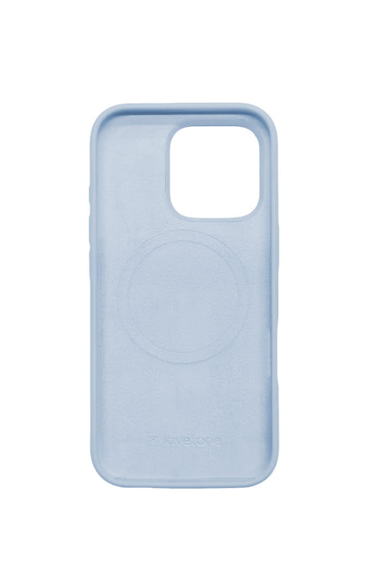 Lovefone Genuine Liquid Silicone Case iPhone 16 Pro Light Blue - Image 2