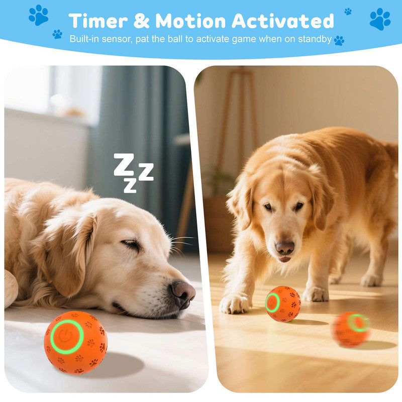 pet products Electric bouncing ball for grinding teeth and teasing pets - Image 8