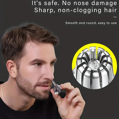 Washable Manual Nose Hair Trimmer For Men And Womens, Stainless Steel, Portable Nose Hair Clipper - Image 3