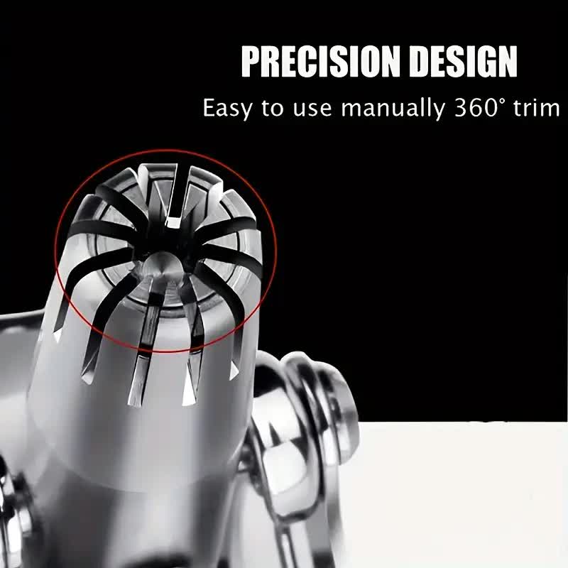 Washable Manual Nose Hair Trimmer For Men And Womens, Stainless Steel, Portable Nose Hair Clipper - Image 5