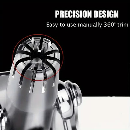 Washable Manual Nose Hair Trimmer For Men And Womens, Stainless Steel, Portable Nose Hair Clipper - Image 5