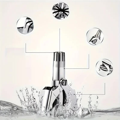 Washable Manual Nose Hair Trimmer For Men And Womens, Stainless Steel, Portable Nose Hair Clipper - Image 6